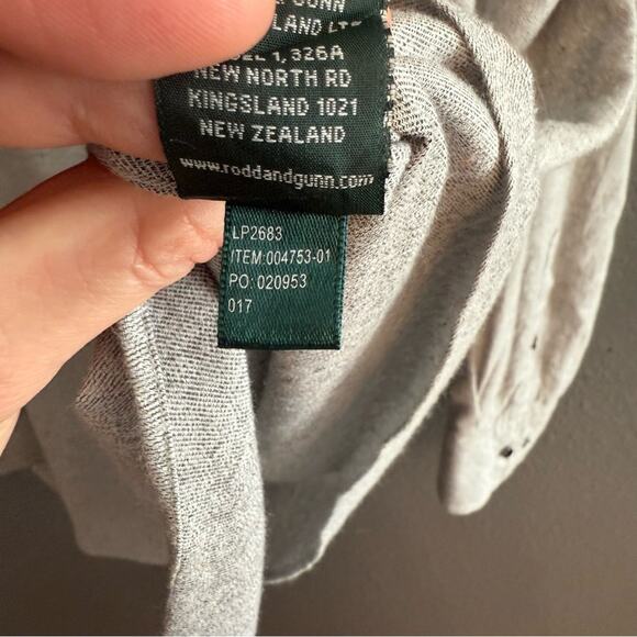 Rodd & Gunn Soft Flannel Light Gray Button Down Size 2XL - Picture 4 of 6